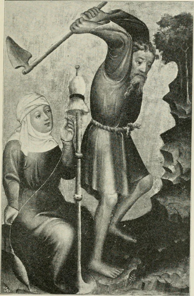 An illustration from Meister Bertram : Tätig in Hamburg, 1367-1415, 1905, leaf 214