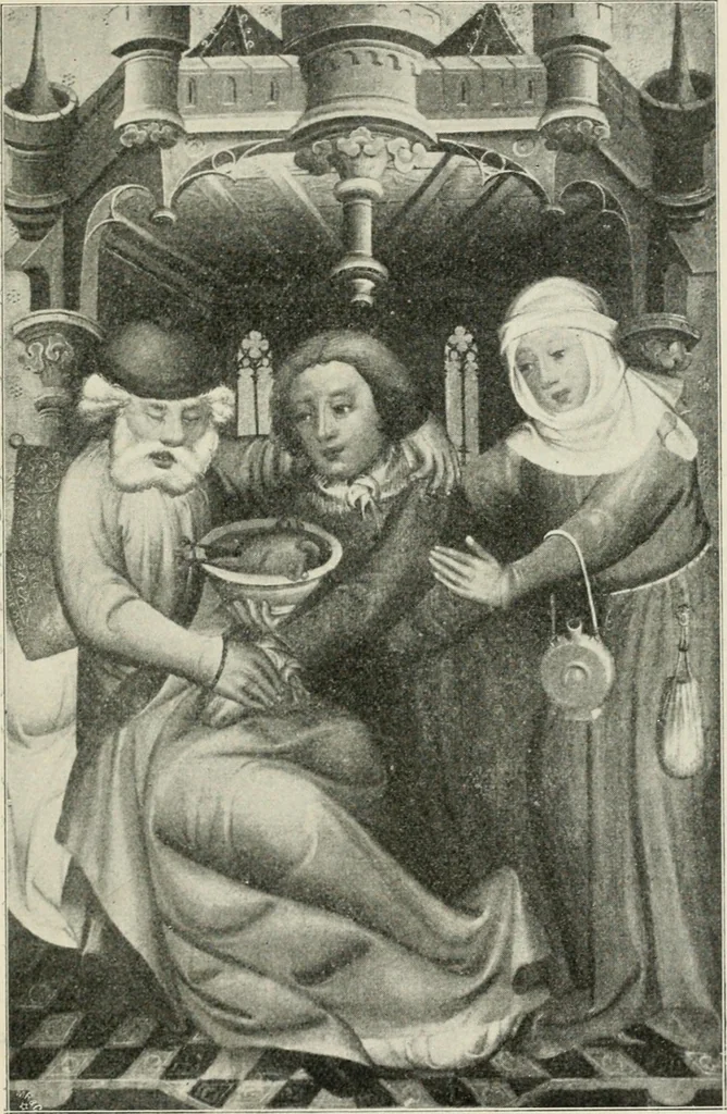An illustration from Meister Bertram : Tätig in Hamburg, 1367-1415, 1905, leaf 226