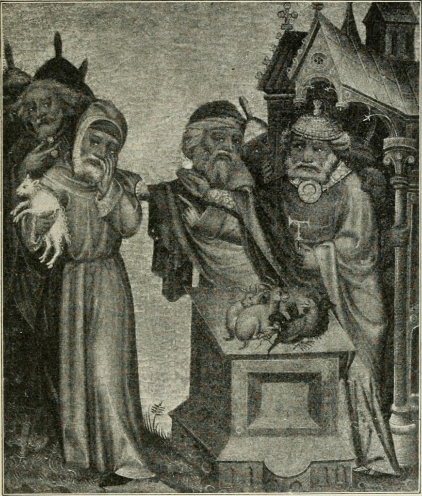 An illustration from Meister Bertram : Tätig in Hamburg, 1367-1415, 1905, leaf 350