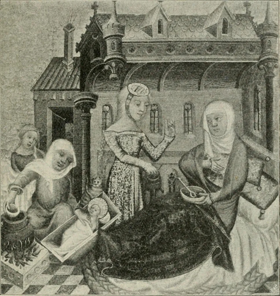 An illustration from Meister Bertram : Tätig in Hamburg, 1367-1415, 1905, leaf 356