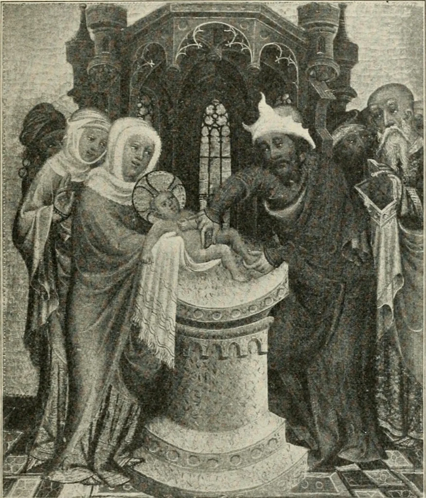 An illustration from Meister Bertram : Tätig in Hamburg, 1367-1415, 1905, leaf 366