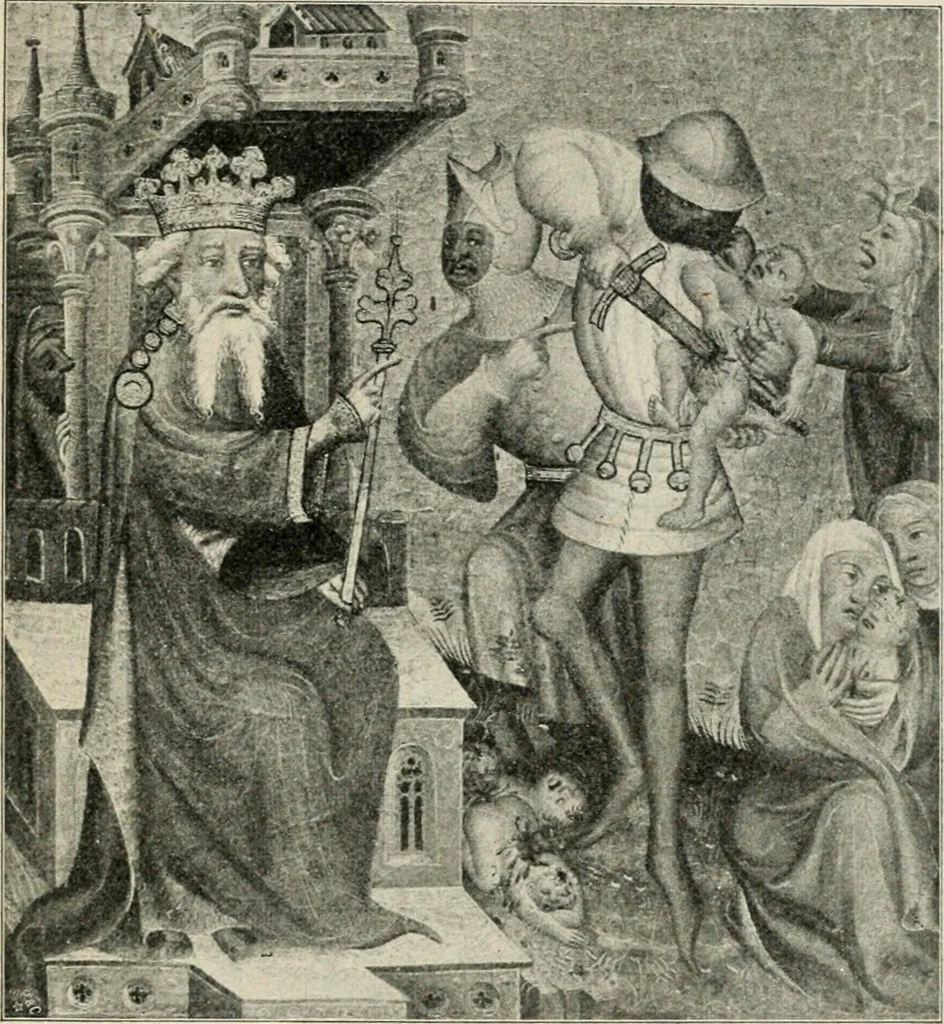 An illustration from Meister Bertram : Tätig in Hamburg, 1367-1415, 1905, leaf 372