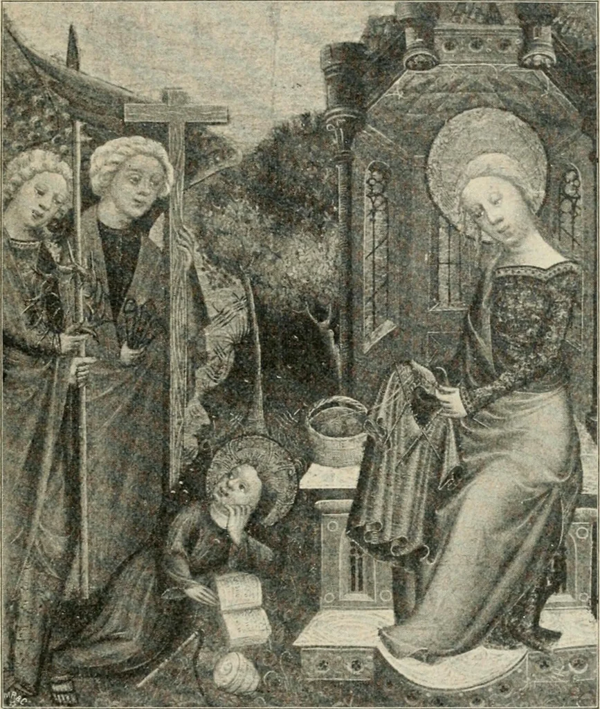 An illustration from Meister Bertram : Tätig in Hamburg, 1367-1415, 1905, leaf 378