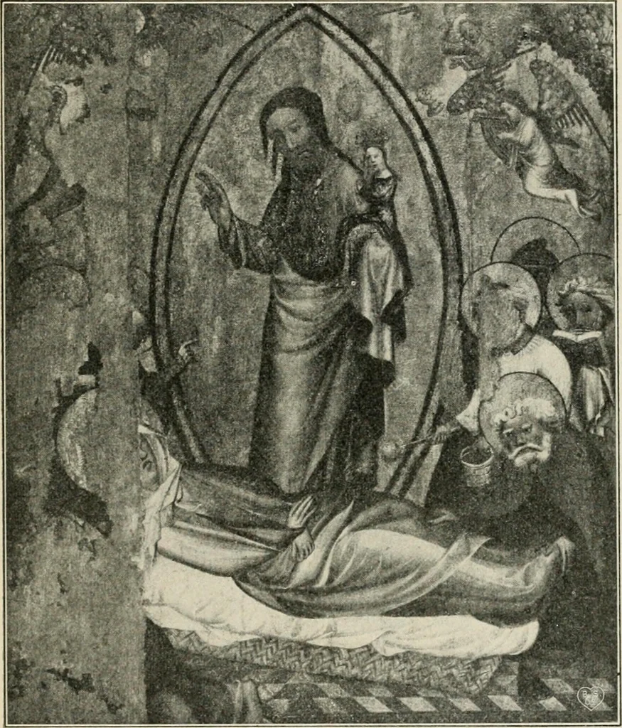 An illustration from Meister Bertram : Tätig in Hamburg, 1367-1415, 1905, leaf 384