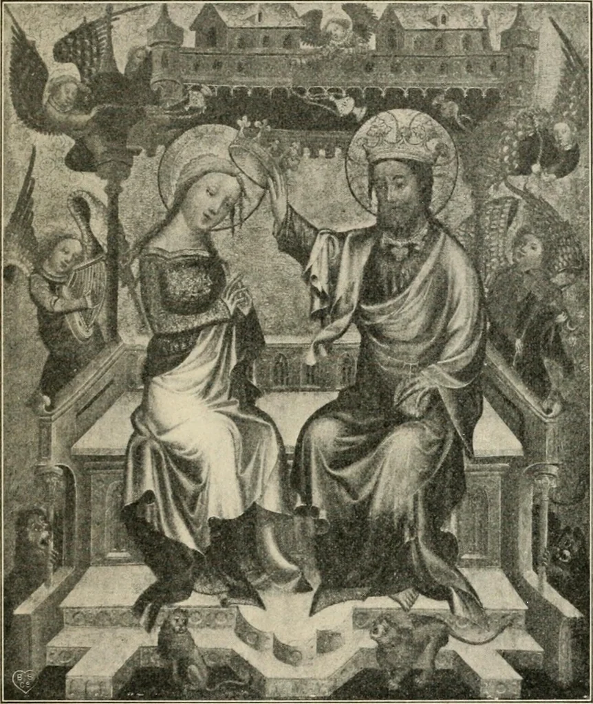 An illustration from Meister Bertram : Tätig in Hamburg, 1367-1415, 1905, leaf 386