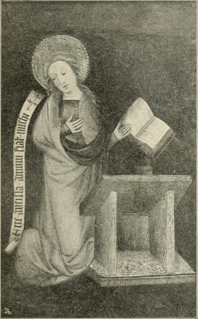 An illustration from Meister Bertram : Tätig in Hamburg, 1367-1415, 1905, leaf 390