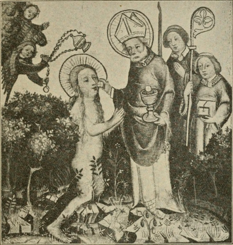 An illustration from Meister Bertram : Tätig in Hamburg, 1367-1415, 1905, leaf 404
