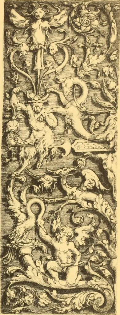 An illustration from Meister des ornamentstichs, eine auswahl aus vier jahrhunderten, 1900, leaf 100