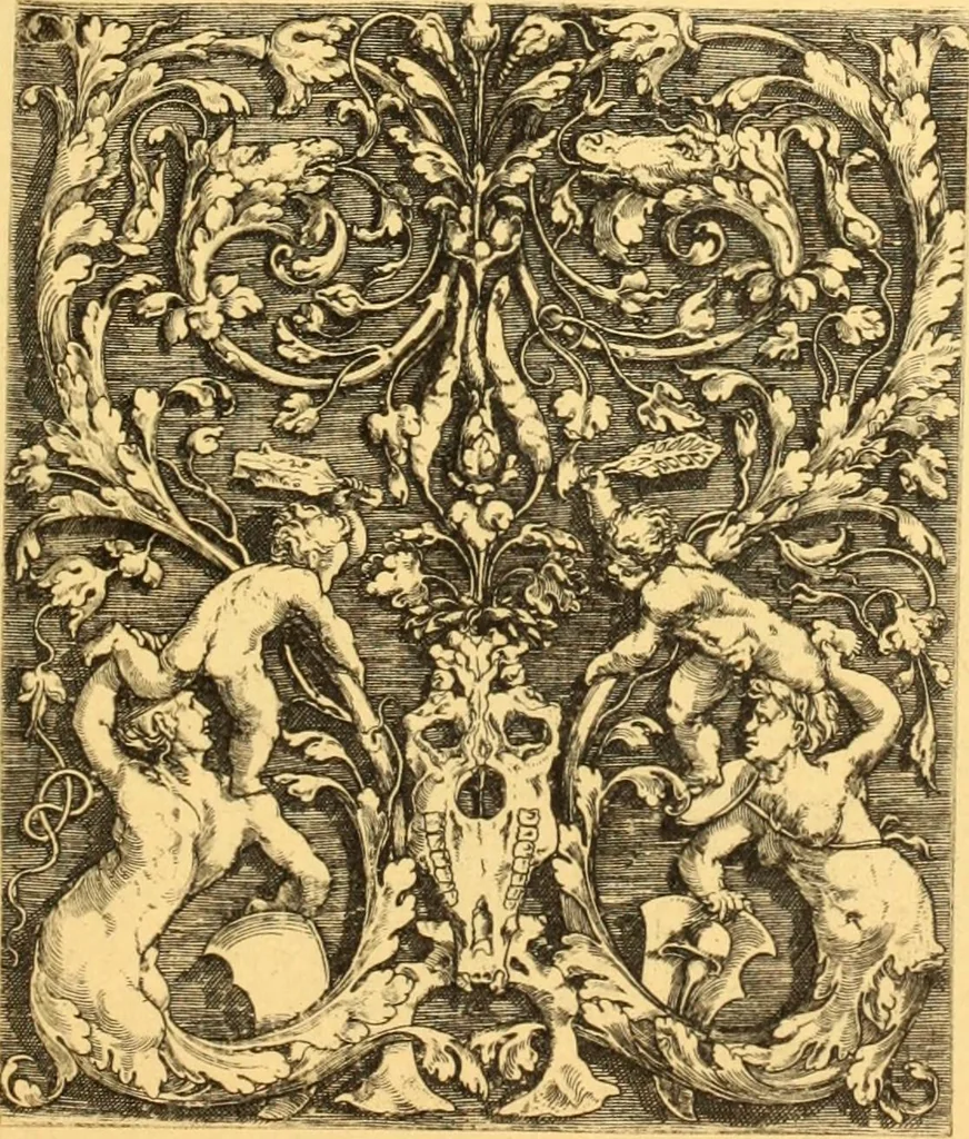 An illustration from Meister des ornamentstichs, eine auswahl aus vier jahrhunderten, 1900, leaf 100