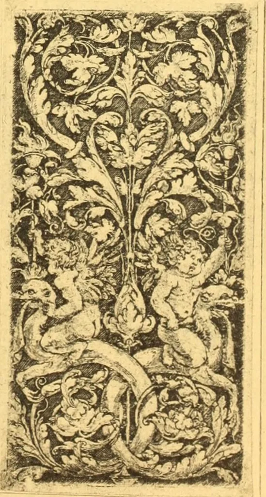 An illustration from Meister des ornamentstichs, eine auswahl aus vier jahrhunderten, 1900, leaf 100
