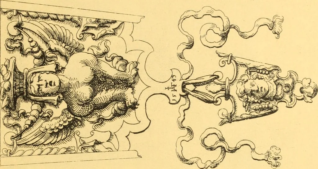 An illustration from Meister des ornamentstichs, eine auswahl aus vier jahrhunderten, 1900, leaf 108