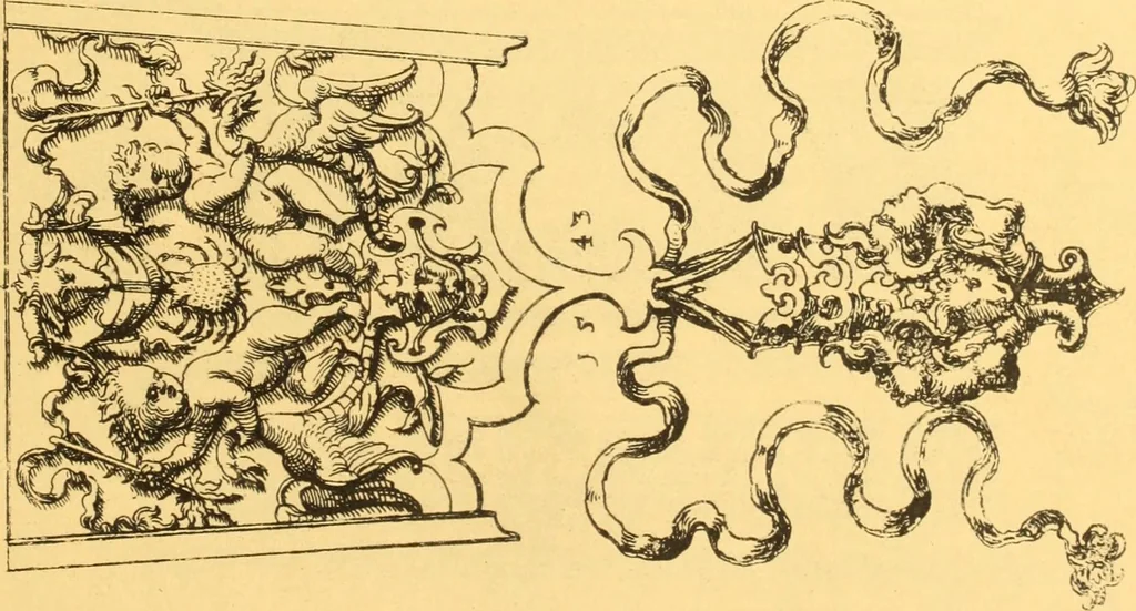 An illustration from Meister des ornamentstichs, eine auswahl aus vier jahrhunderten, 1900, leaf 108