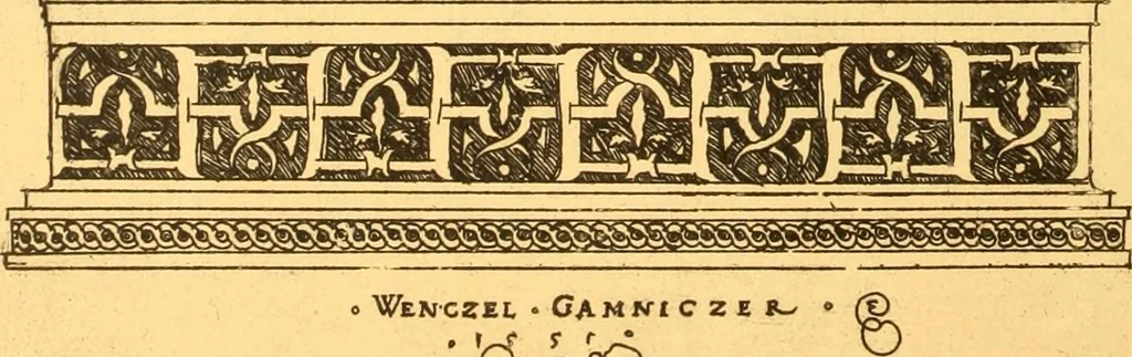 An illustration from Meister des ornamentstichs, eine auswahl aus vier jahrhunderten, 1900, leaf 109