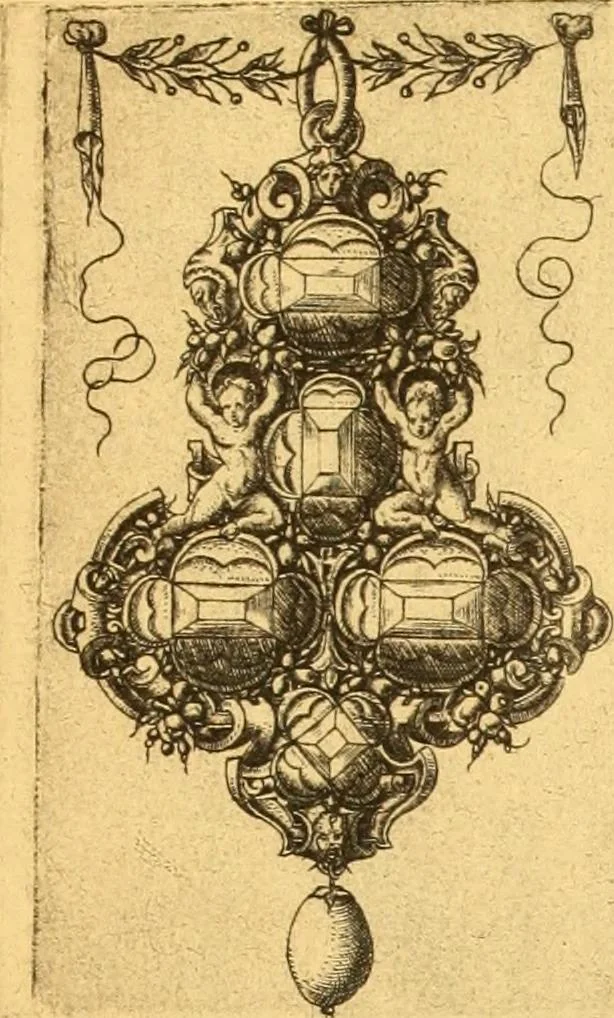 An illustration from Meister des ornamentstichs, eine auswahl aus vier jahrhunderten, 1900, leaf 114