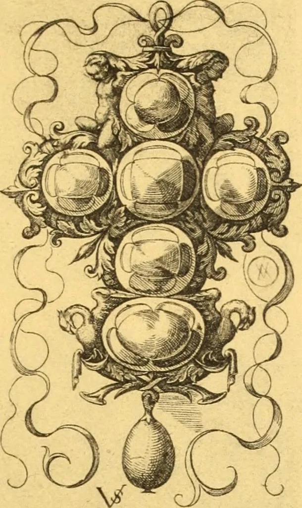 An illustration from Meister des ornamentstichs, eine auswahl aus vier jahrhunderten, 1900, leaf 120