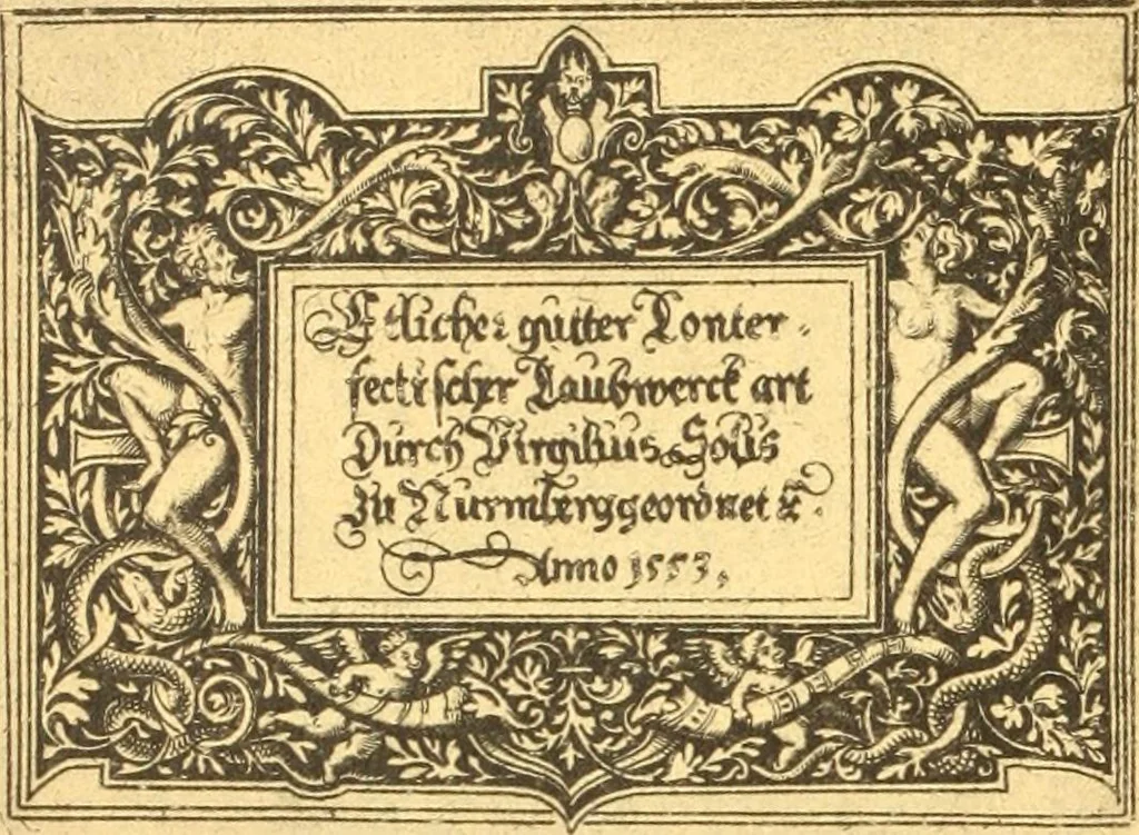An illustration from Meister des ornamentstichs, eine auswahl aus vier jahrhunderten, 1900, leaf 121