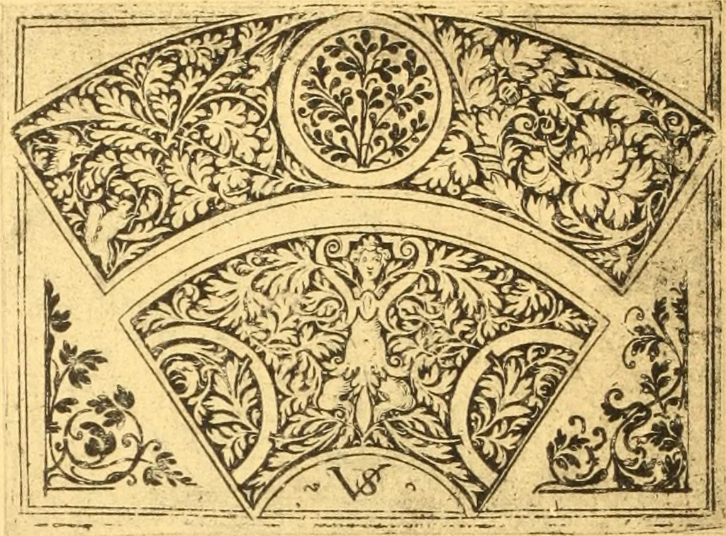 An illustration from Meister des ornamentstichs, eine auswahl aus vier jahrhunderten, 1900, leaf 121