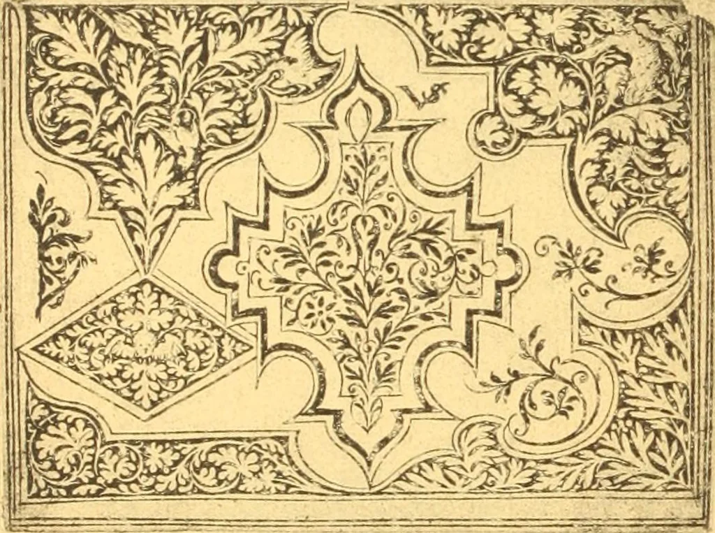 An illustration from Meister des ornamentstichs, eine auswahl aus vier jahrhunderten, 1900, leaf 121