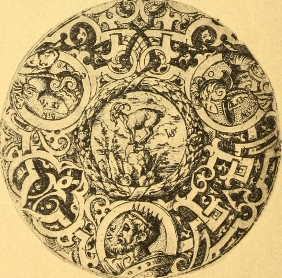 An illustration from Meister des ornamentstichs, eine auswahl aus vier jahrhunderten, 1900, leaf 121