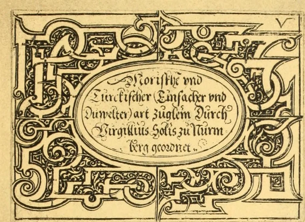 An illustration from Meister des ornamentstichs, eine auswahl aus vier jahrhunderten, 1900, leaf 122