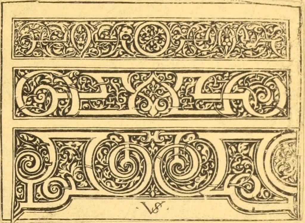 An illustration from Meister des ornamentstichs, eine auswahl aus vier jahrhunderten, 1900, leaf 122