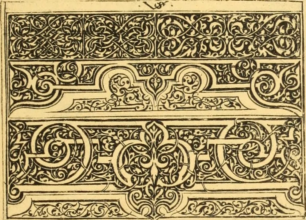 An illustration from Meister des ornamentstichs, eine auswahl aus vier jahrhunderten, 1900, leaf 122