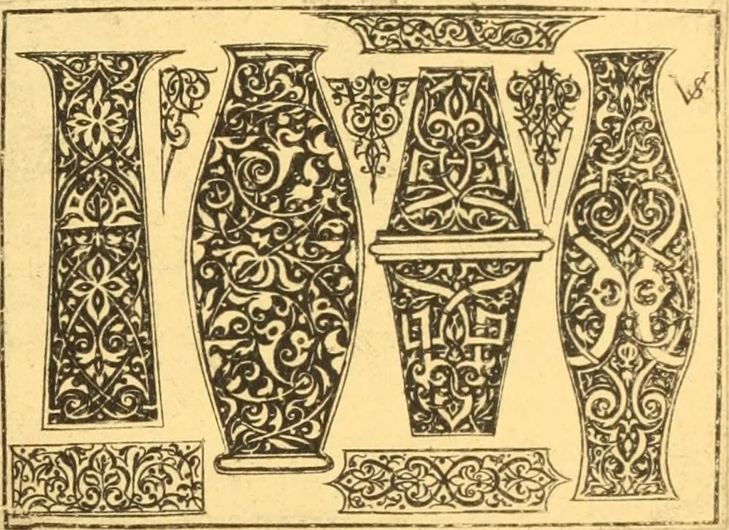 An illustration from Meister des ornamentstichs, eine auswahl aus vier jahrhunderten, 1900, leaf 122