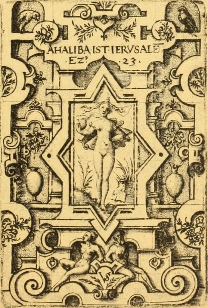 An illustration from Meister des ornamentstichs, eine auswahl aus vier jahrhunderten, 1900, leaf 122