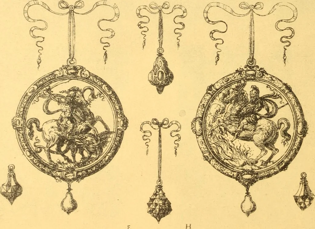 An illustration from Meister des ornamentstichs, eine auswahl aus vier jahrhunderten, 1900, leaf 123