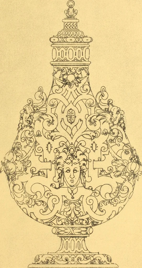 An illustration from Meister des ornamentstichs, eine auswahl aus vier jahrhunderten, 1900, leaf 128