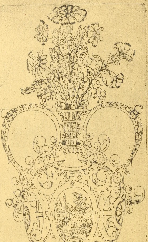 An illustration from Meister des ornamentstichs, eine auswahl aus vier jahrhunderten, 1900, leaf 129