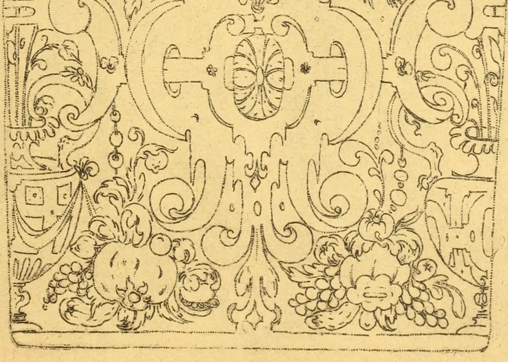 An illustration from Meister des ornamentstichs, eine auswahl aus vier jahrhunderten, 1900, leaf 130