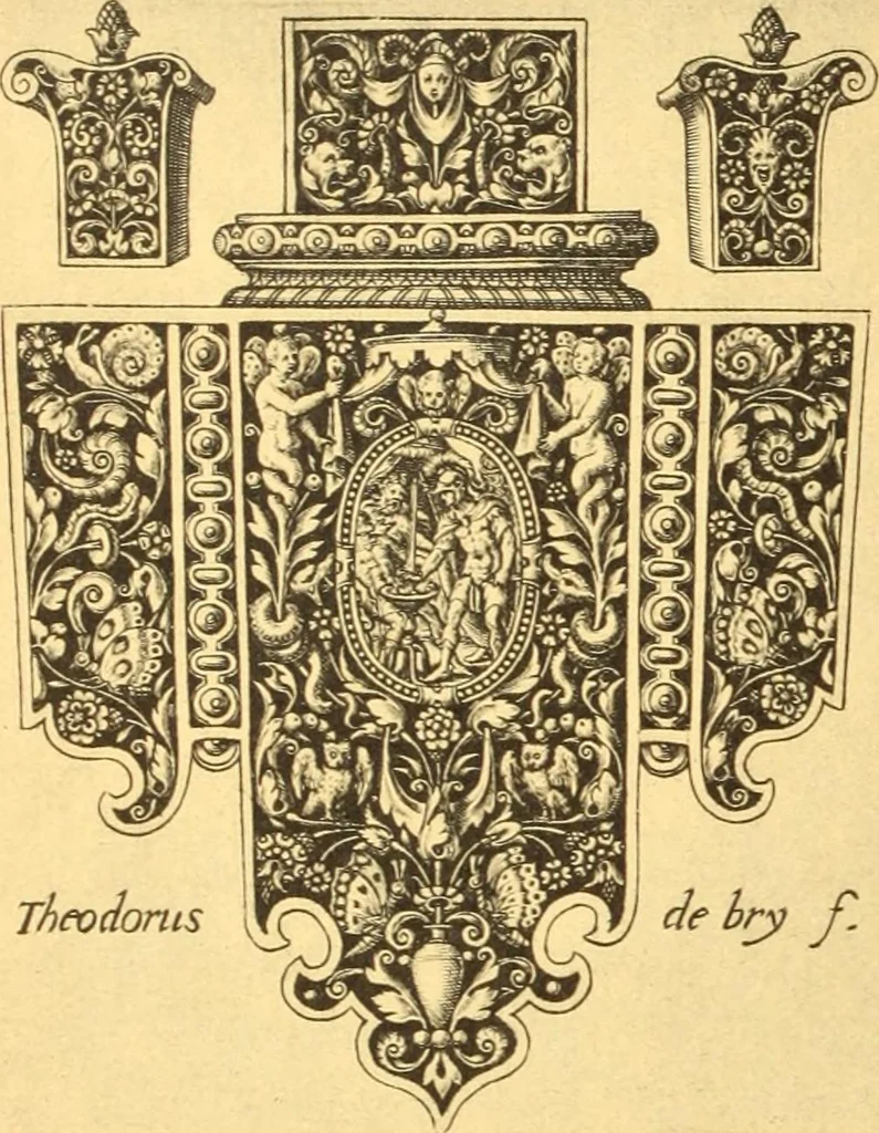 An illustration from Meister des ornamentstichs, eine auswahl aus vier jahrhunderten, 1900, leaf 135