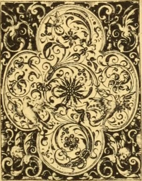 An illustration from Meister des ornamentstichs, eine auswahl aus vier jahrhunderten, 1900, leaf 136