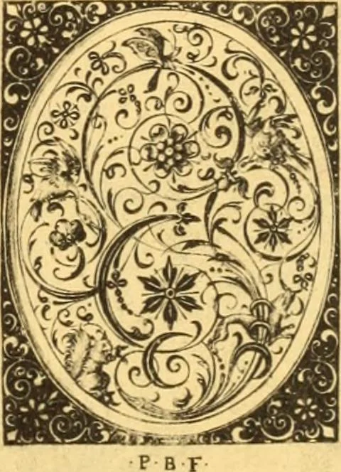 An illustration from Meister des ornamentstichs, eine auswahl aus vier jahrhunderten, 1900, leaf 136