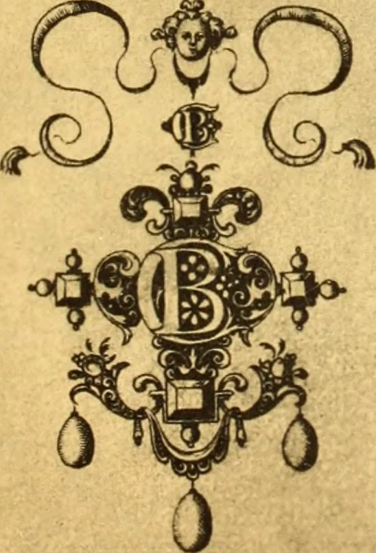 An illustration from Meister des ornamentstichs, eine auswahl aus vier jahrhunderten, 1900, leaf 136