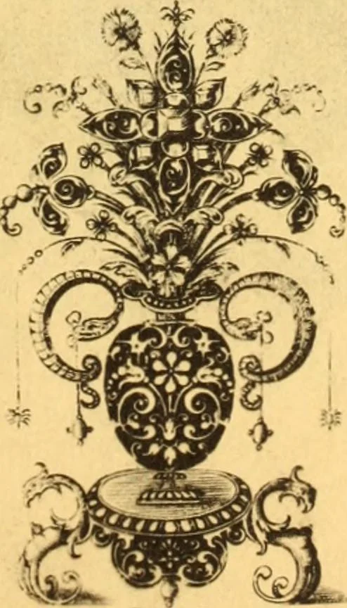 An illustration from Meister des ornamentstichs, eine auswahl aus vier jahrhunderten, 1900, leaf 136