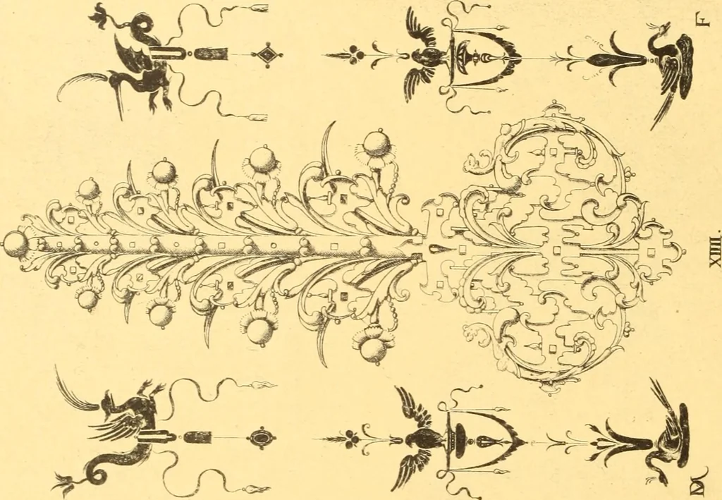 An illustration from Meister des ornamentstichs, eine auswahl aus vier jahrhunderten, 1900, leaf 137