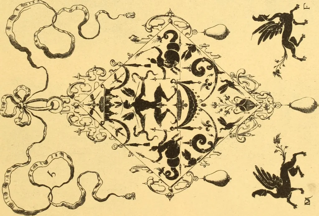 An illustration from Meister des ornamentstichs, eine auswahl aus vier jahrhunderten, 1900, leaf 138