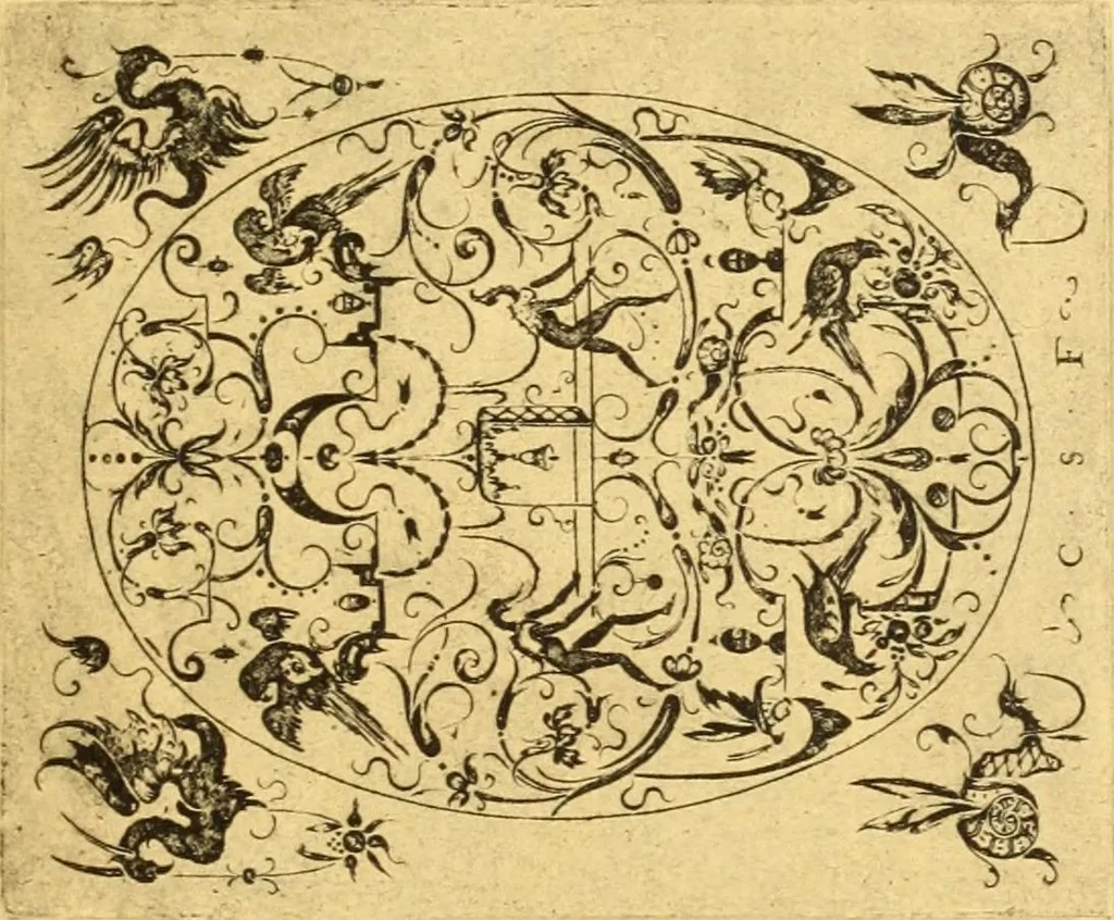 An illustration from Meister des ornamentstichs, eine auswahl aus vier jahrhunderten, 1900, leaf 140
