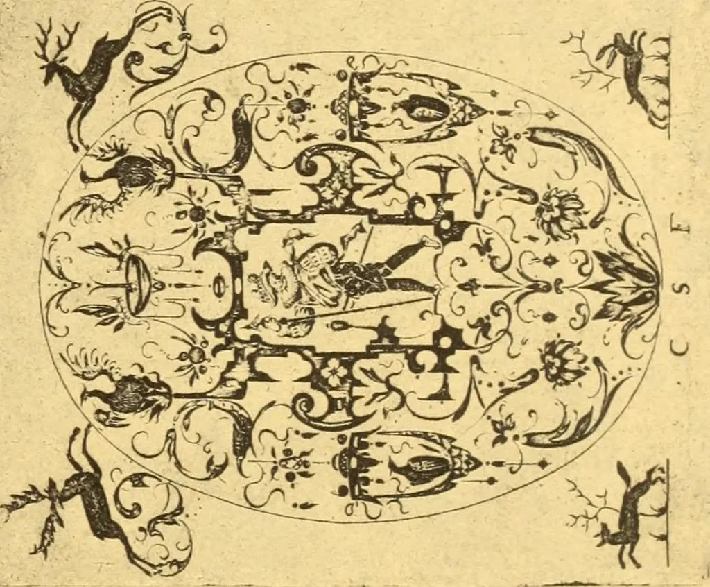 An illustration from Meister des ornamentstichs, eine auswahl aus vier jahrhunderten, 1900, leaf 140