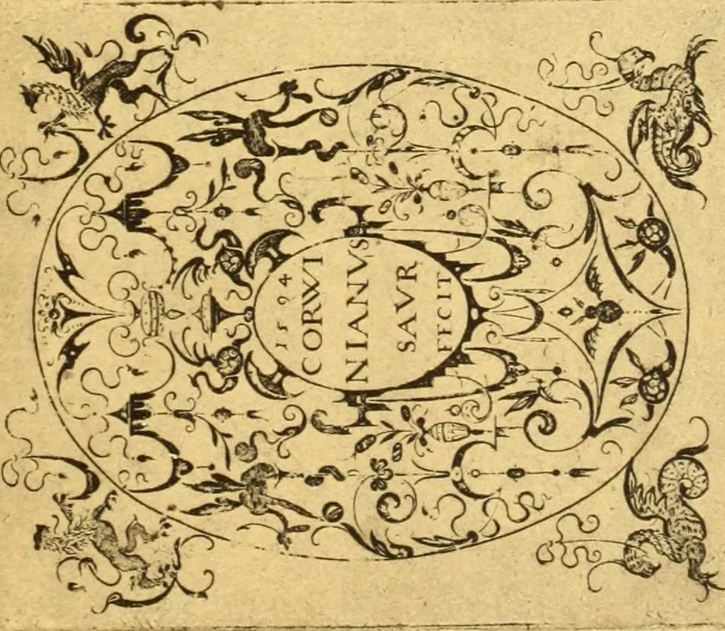 An illustration from Meister des ornamentstichs, eine auswahl aus vier jahrhunderten, 1900, leaf 140