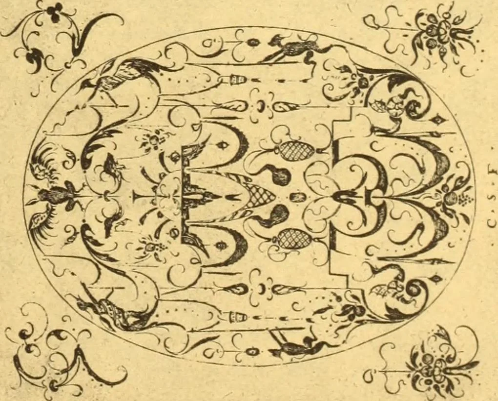 An illustration from Meister des ornamentstichs, eine auswahl aus vier jahrhunderten, 1900, leaf 140