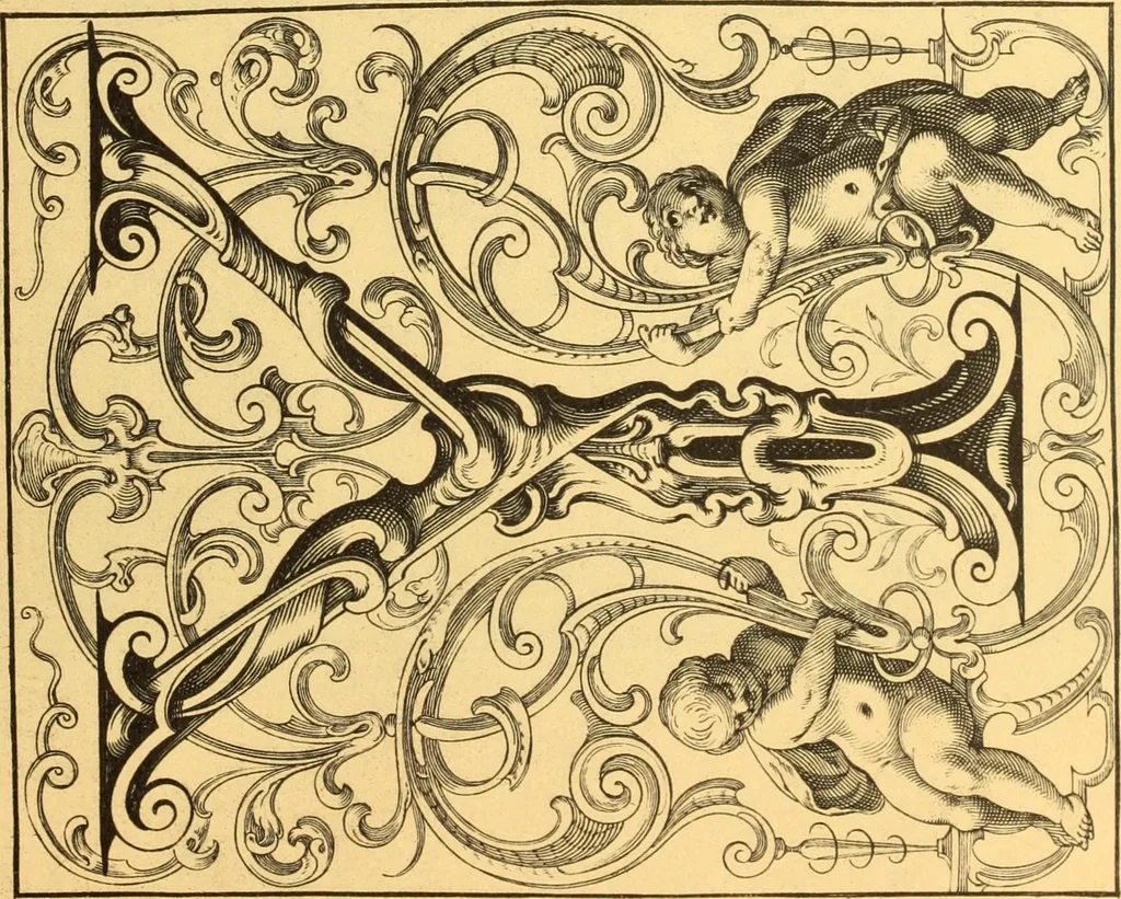 An illustration from Meister des ornamentstichs, eine auswahl aus vier jahrhunderten, 1900, leaf 150
