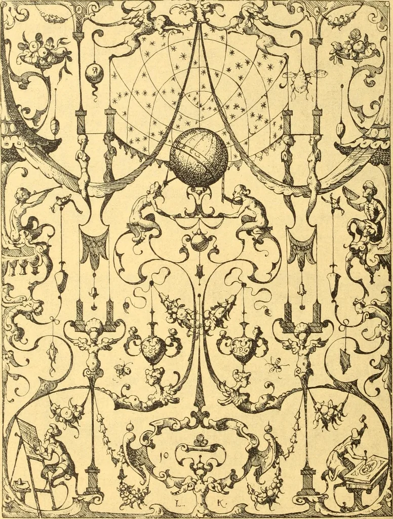An illustration from Meister des ornamentstichs, eine auswahl aus vier jahrhunderten, 1900, leaf 151