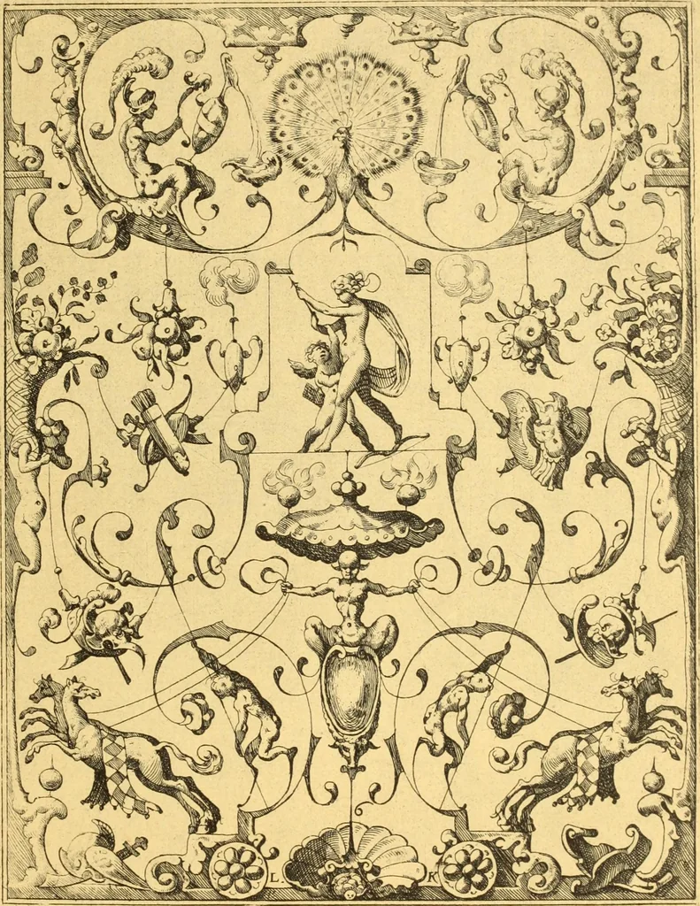An illustration from Meister des ornamentstichs, eine auswahl aus vier jahrhunderten, 1900, leaf 152