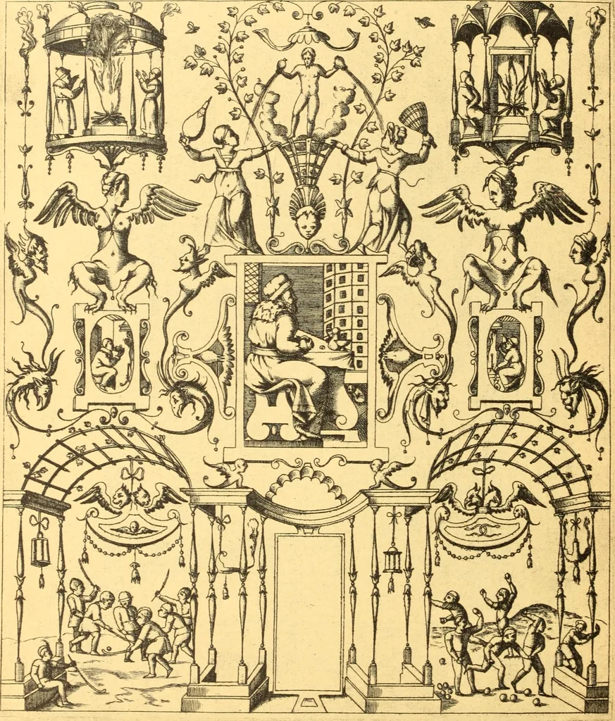 An illustration from Meister des ornamentstichs, eine auswahl aus vier jahrhunderten, 1900, leaf 173