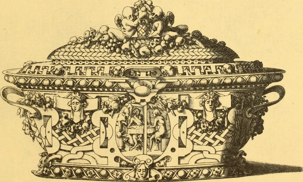 An illustration from Meister des ornamentstichs, eine auswahl aus vier jahrhunderten, 1900, leaf 176