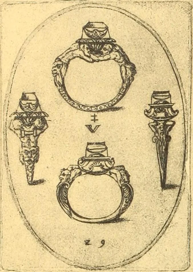 An illustration from Meister des ornamentstichs, eine auswahl aus vier jahrhunderten, 1900, leaf 181