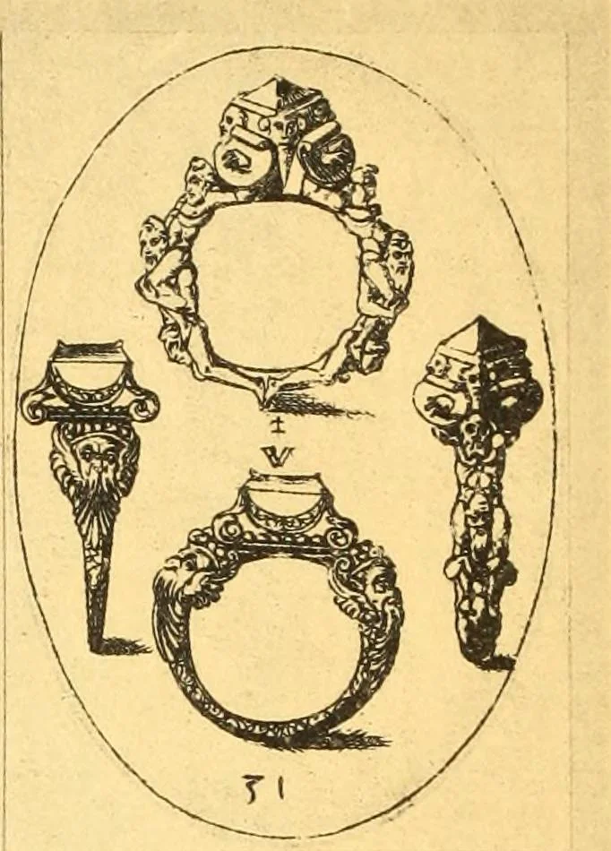 An illustration from Meister des ornamentstichs, eine auswahl aus vier jahrhunderten, 1900, leaf 181
